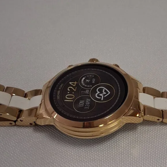 Michael Kors Access Women’s Runway Touchscreen Smartwatch – Two-Tone Gold/White Michael Kors Access Women main image 3